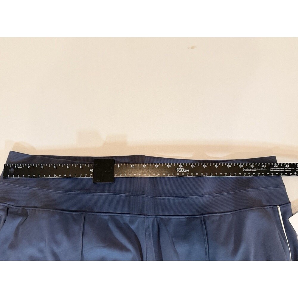 Athleta Venice Track Stripe Wide Leg Pants 3X Blue NWT SculptTek Cropped Plus - Picture 2 of 16